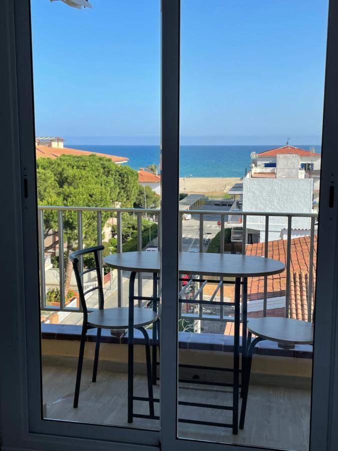 Acogedor Estudio En La Playa, Con Vistas Al Mar, Y Piscina Comunitaria Sant Salvador Dış mekan fotoğraf
